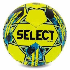 М'яч футбольний select TEAM FIFA BASIC V23 no5 жовтий-синій