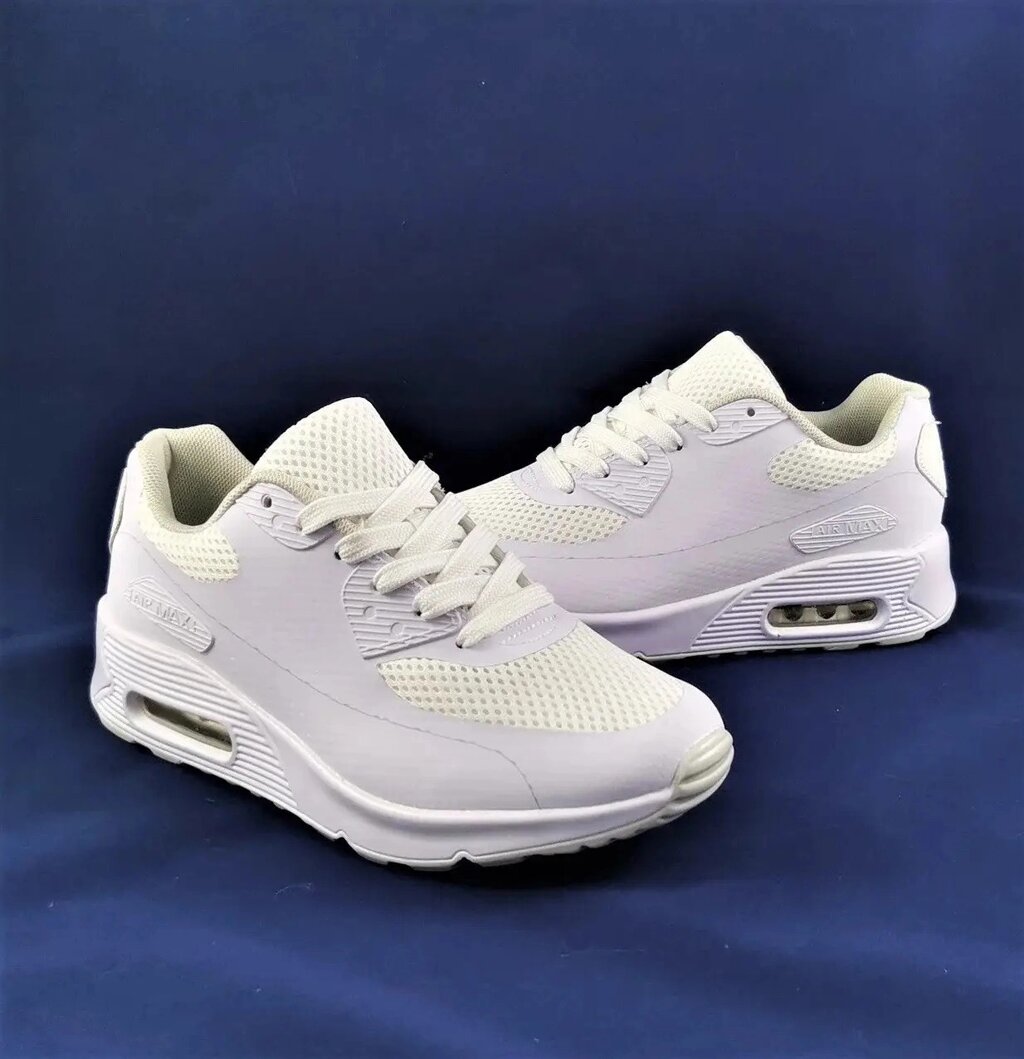 Кросівки жіночі білі Nike Air Max 90 з амортизацією (розміри: 38) від компанії Вигідно - фото 1