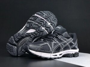 Кросівки чоловічі Asics Gel Kahana 8 чорні з білим, кроси легкі демісезонні повсякденні та для спорту