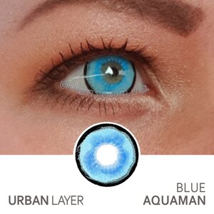 Кольорові контактні лінзи Urban Layer Aquaman Blue