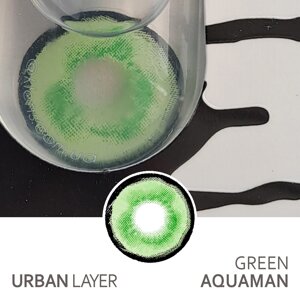 Кольорові контактні лінзи Urban Layer Aquaman Green