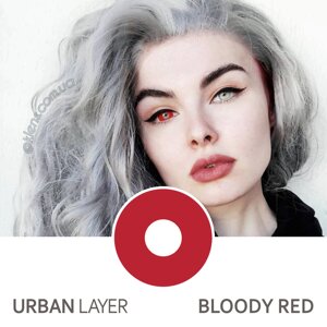 Кольорові контактні лінзи Urban Layer Bloody Red