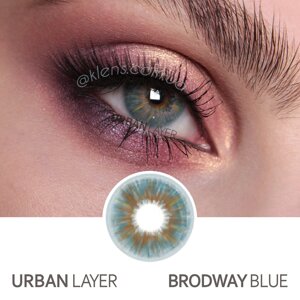 Кольорові контактні лінзи Urban Layer Brodway Blue