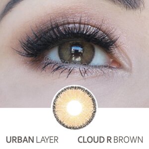 Кольорові контактні лінзи Urban Layer Cloud R Brown