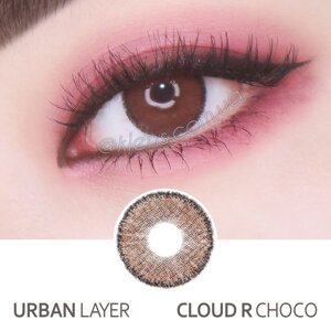 Кольорові контактні лінзи Urban Layer Cloud R Choco