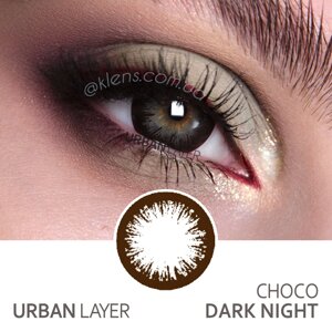 Кольорові контактні лінзи Urban Layer Dark Night Choco