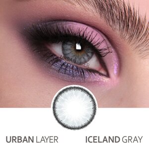Кольорові контактні лінзи Urban Layer Iceland Gray