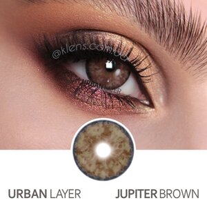 Кольорові контактні лінзи Urban Layer Jupiter Brown