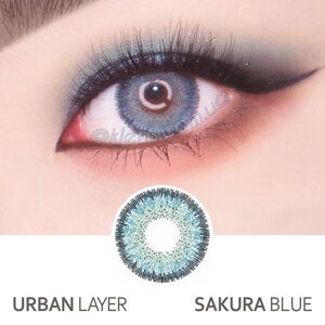 Кольорові контактні лінзи Urban Layer Sakura Blue