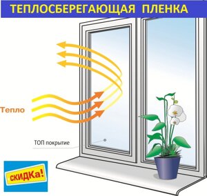 Термоплівка, утеплення вікон та дверей, 2м Х 3м (комплект) 25мкрн, Франція в Харківській області от компании RADUGA