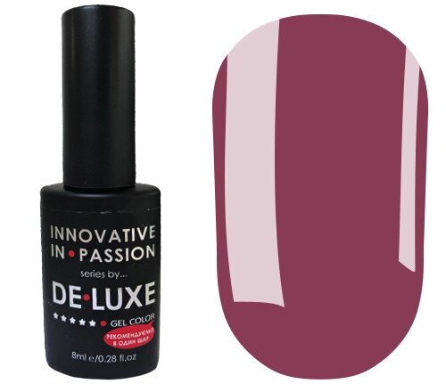 Гель-лак для ногтей De Luxe №041 Темно-малиновый 8 мл (13464Gu) ##от компании## SNAIL - ##фото## 1