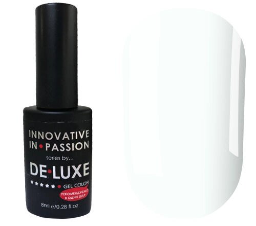 Гель-лак для ногтей De Luxe №052 Бледный зелено-серый 8 мл (13475Gu) ##от компании## SNAIL - ##фото## 1