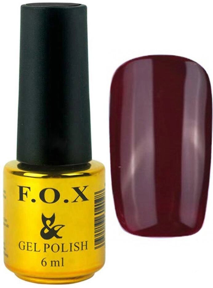 Гель-лак для ногтей FOX №255 Темно-бордовый 6 мл (8993Gu) ##от компании## SNAIL - ##фото## 1