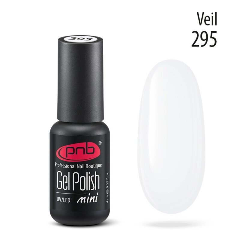 Гель-лак для ногтей PNB Gel Nail Polish №295 Veil 4 мл (15547Gu) ##от компании## SNAIL - ##фото## 1