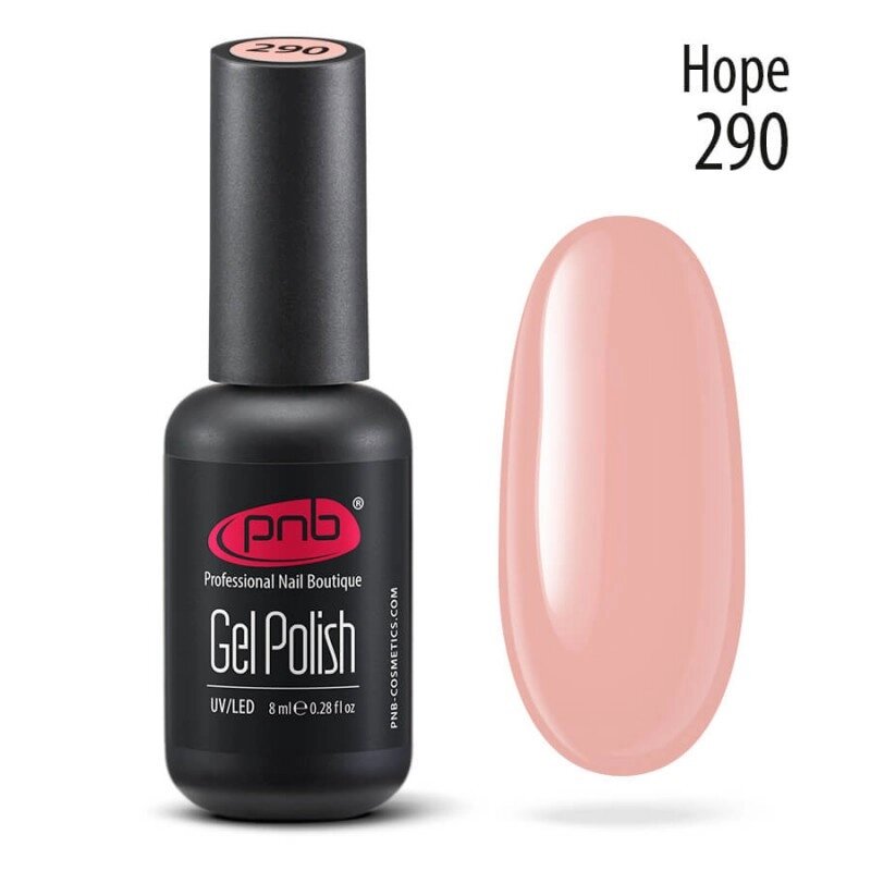 Гель-лак PNB Gel nail polish №290 hope 8 мл (15100Gu) ##от компании## SNAIL - ##фото## 1