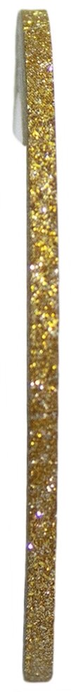 Голографическая полоска для ногтей ANVI 2 мм золотая с блестками (10861Gu) ##от компании## SNAIL - ##фото## 1