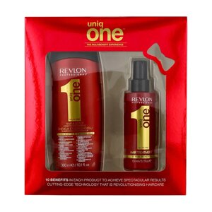 Набір для догляду за волоссям шампунь і спрей Revlon Professional Uniq One All in One 300 мл 150 мл