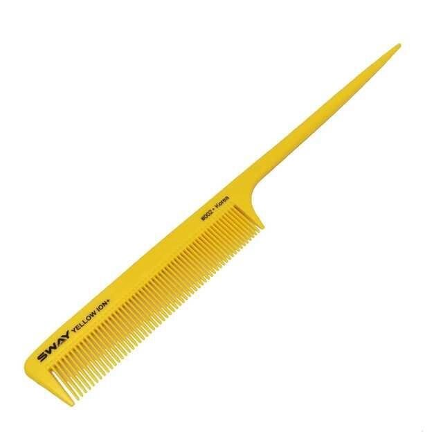 Расческа с пластиковым хвостиком Sway Yellow Ion+ 002 (18046Gu) ##от компании## SNAIL - ##фото## 1
