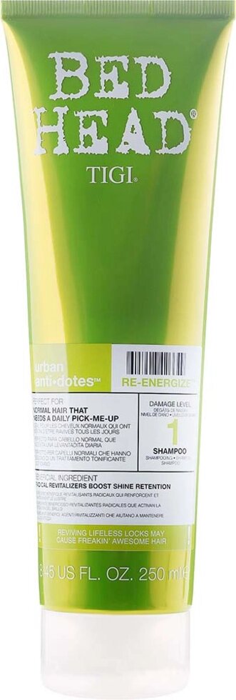 Шампунь для нормальных волос для ежедневного использования Tigi RE 250 мл (12983Gu) ##от компании## SNAIL - ##фото## 1