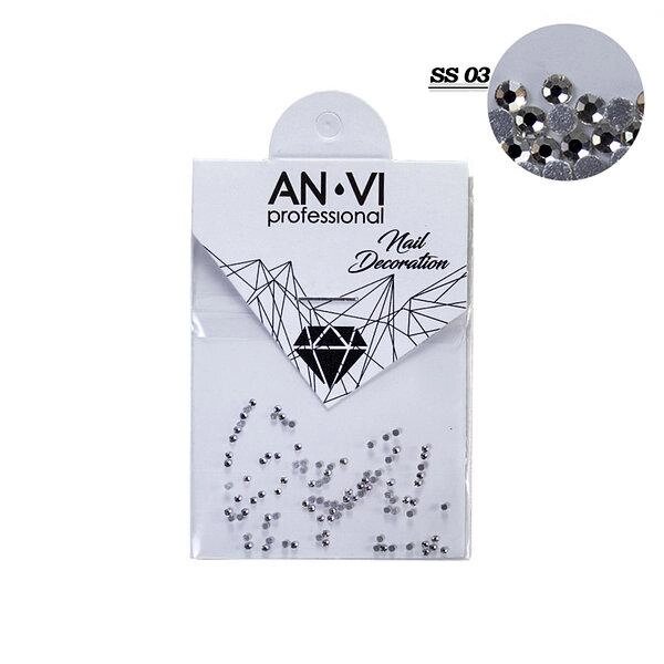 Стразы для дизайна ногтей Swarovski ANVI Professional Crystal Pixie №SS03 100 шт (8541Gu) ##от компании## SNAIL - ##фото## 1