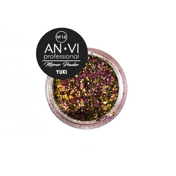 Зеркальная пудра ANVI ProfessionalYUKI №18 Mellow Mulberry 1.2 г (8533Gu) ##от компании## SNAIL - ##фото## 1