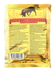 Спиртові турбо дріжджі BLACK BULL Turbo (90 г)