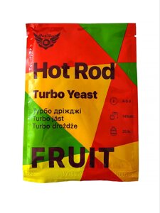 Спиртові турбо дріжджі Hot Rod Fruit на 25 л (60 г) для фруктових браг