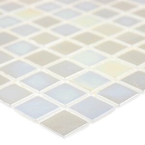 Мозаїка PL25301 WHITE біла з перламутром облицювальна для ванної, душової, кухні