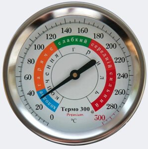 Термометр для коптильні TERMO 300 Premium 0-300С