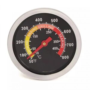 Термометр для коптильні BBQ Grill ТР-400 (10 - 400С) барбекю тандира діаметр 60мм довжина різьби 46мм