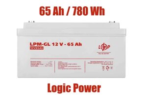 Акумулятор гелевий LogicPower LPM-GL 12 — 65 AH