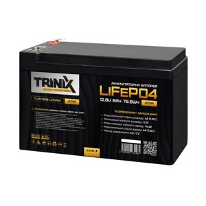 Акумуляторна батарея літій-залізо-фосфатна 12.8В 6Аг Trinix TLFP-1206 Ultra LiFePO4