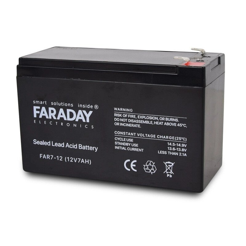 Акумулятор Faraday Electronics FAR7-12 від компанії Krop Control - фото 1