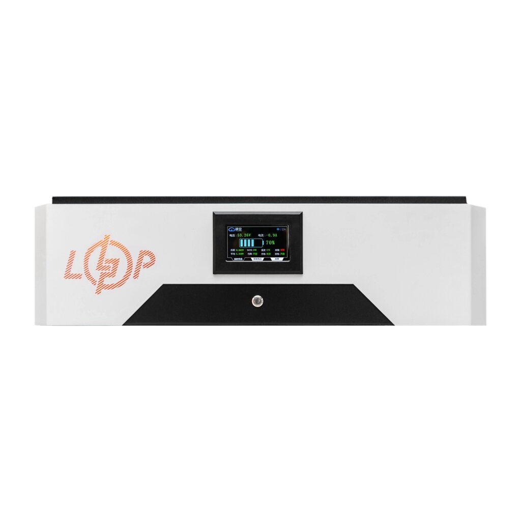 Акумулятор LP LiFePO4 51,2V - 304 Ah (15565Wh) (BMS 200A/200А) метал F LCD Smart BT від компанії Krop Control - фото 1