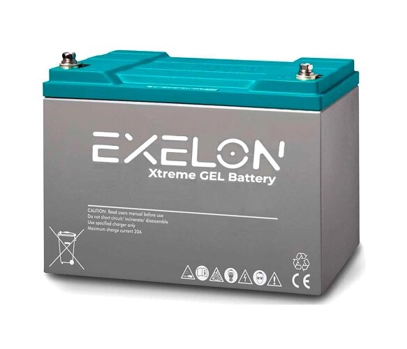 Акумуляторна батарея EXELON 150-12 GEL 12V 150 Ah від компанії Krop Control - фото 1