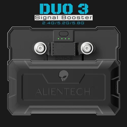 ALIENTECH DUO 3 антени підсилювач сигналу розширювач діапазону для DJI/Autel/Parrot/FPV дронів DUO-245258DSB від компанії Krop Control - фото 1