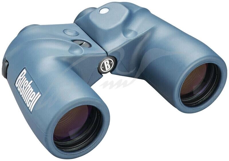 Бінокль Bushnell Marine Blue 7x50 мм з компасом і далекомірною сіткою від компанії Krop Control - фото 1