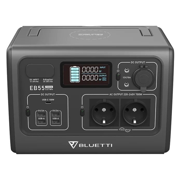 BLUETTI EB55 700W Портативне джерело живлення від компанії Krop Control - фото 1