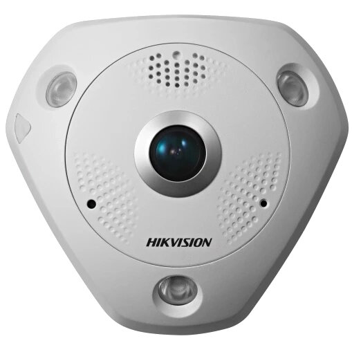 Hikvision DS-2CD63C5G0E-IVS (B) (2мм) 12 МП Fisheye із мікрофоном від компанії Krop Control - фото 1