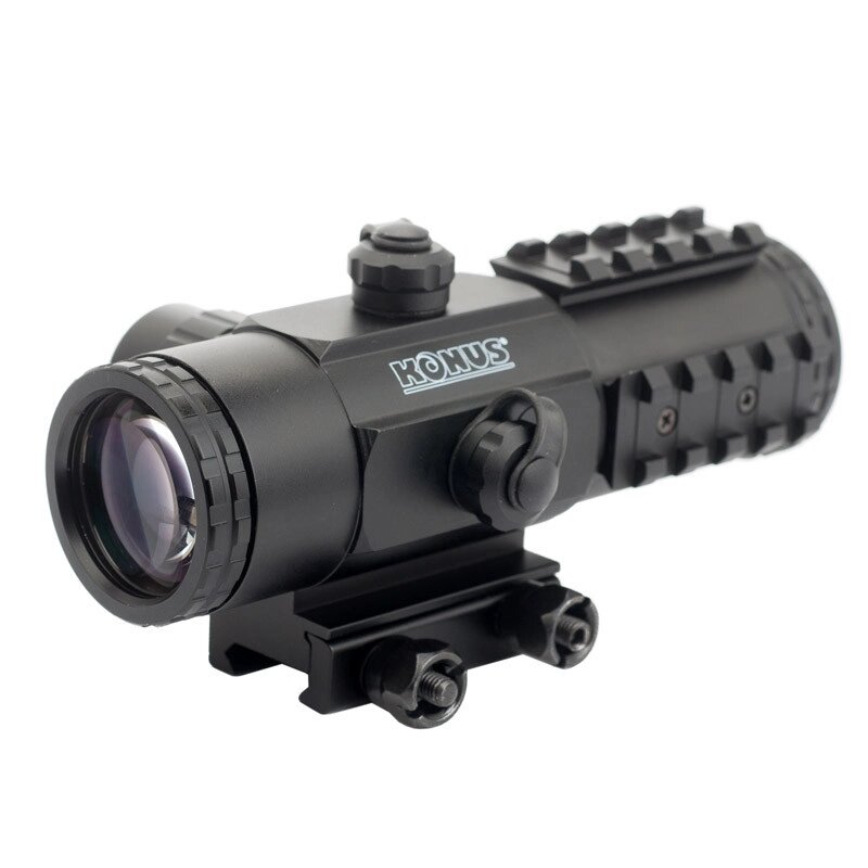 Коліматорний приціл KONUS SIGHT-PRO PTS2 3x30 (призматичний) від компанії Krop Control - фото 1