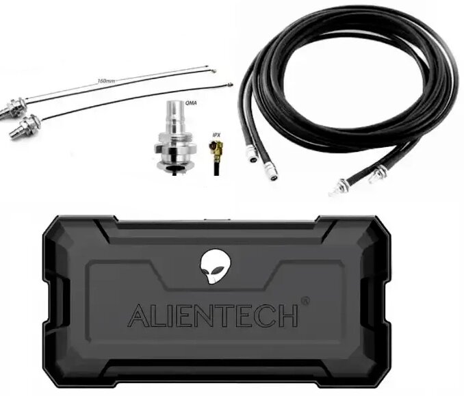 Комплект Alientech DUO 2 антена + кабель 8 м + перехідник від компанії Krop Control - фото 1