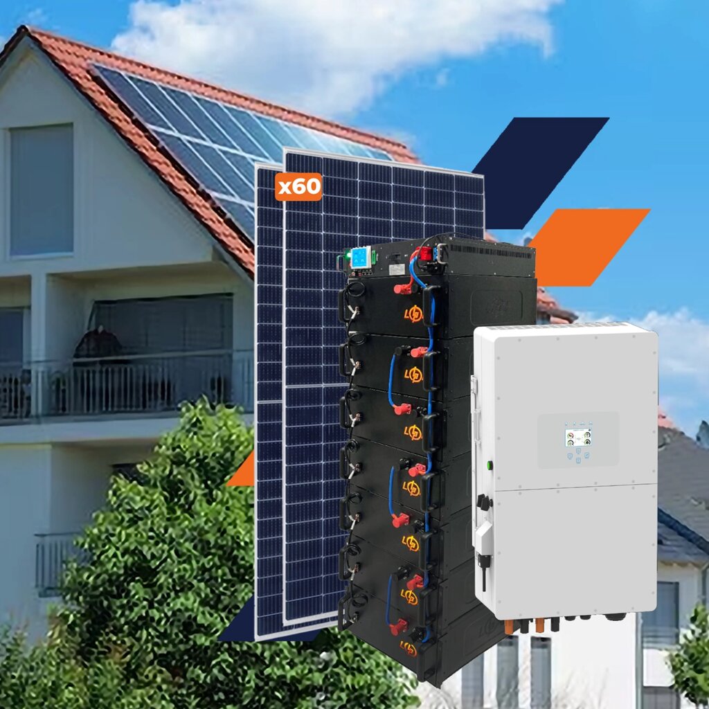 Комплект СЕС DEYE for LP 30 kW GRID 3Ф із АКБ 51 kWh від компанії Krop Control - фото 1