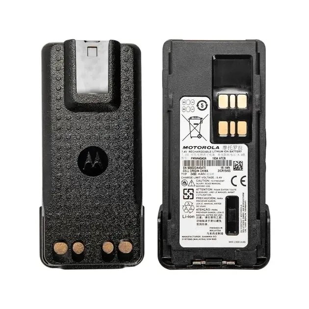 Оригінальний акумулятор 2450 мА·год для радіостанцій Motorola DP4400, DP4400e, DP4800, DP4800e PMN4543A IMPRES від компанії Krop Control - фото 1