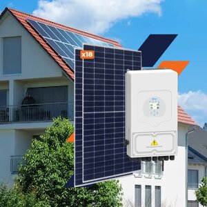 Комплект СЕС DEYE for LP - GRID 8 kW - із можливістю підключення автономного джерела