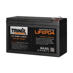 Акумуляторна батарея літій-залізо-фосфатна 12В 6Аг Trinix 12V6Ah LiFePo4