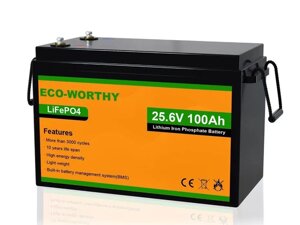 Акумулятор 24V 100Ah LiFePO4 ECO-WORTHY