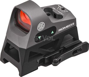 Приціл коліматорний SIG Optics ROMEO 3 REFLEX SIGHT, 1x25MM, 3 MOA RED DOT,M1913 RISER