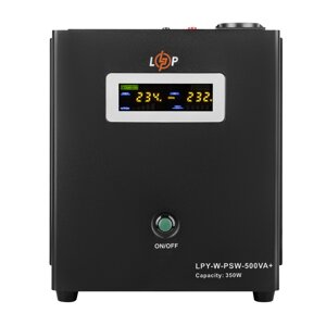 Джерело безперебійного живлення для котла Logicpower LPY-W-PSW-500VA+ (350W) 5A/10A 12V