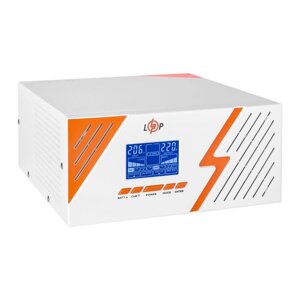 ДБЖ з правильною синусоїдою 12V LPM-PSW-1500VA (1050Вт) White