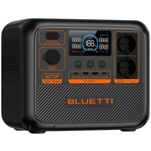 Зарядна станція Bluetti AC70P, 1000 Вт, 864 Вт*год в Кіровоградській області от компании Krop Control